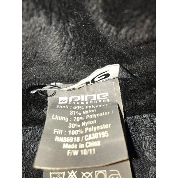 Ride Snowboards Women's Hooded Aqua Plaid Ski Jacket Multicolor - Picture 9 of 10